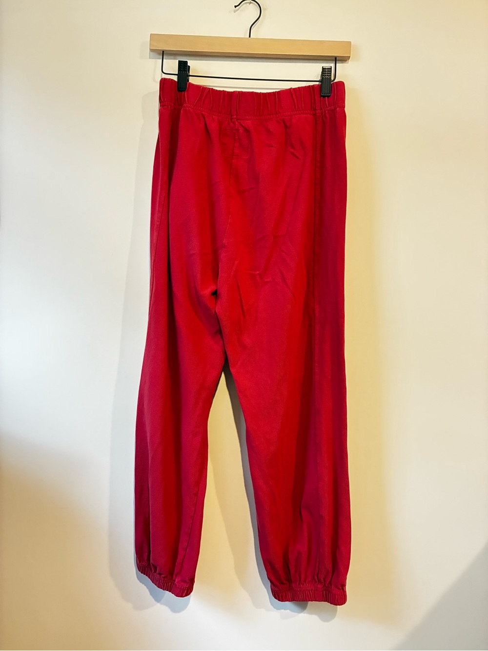 Le Bon Shoppe - French Terry Balloon Pants | Red Tulip size small - pockets - Picture 5 of 9